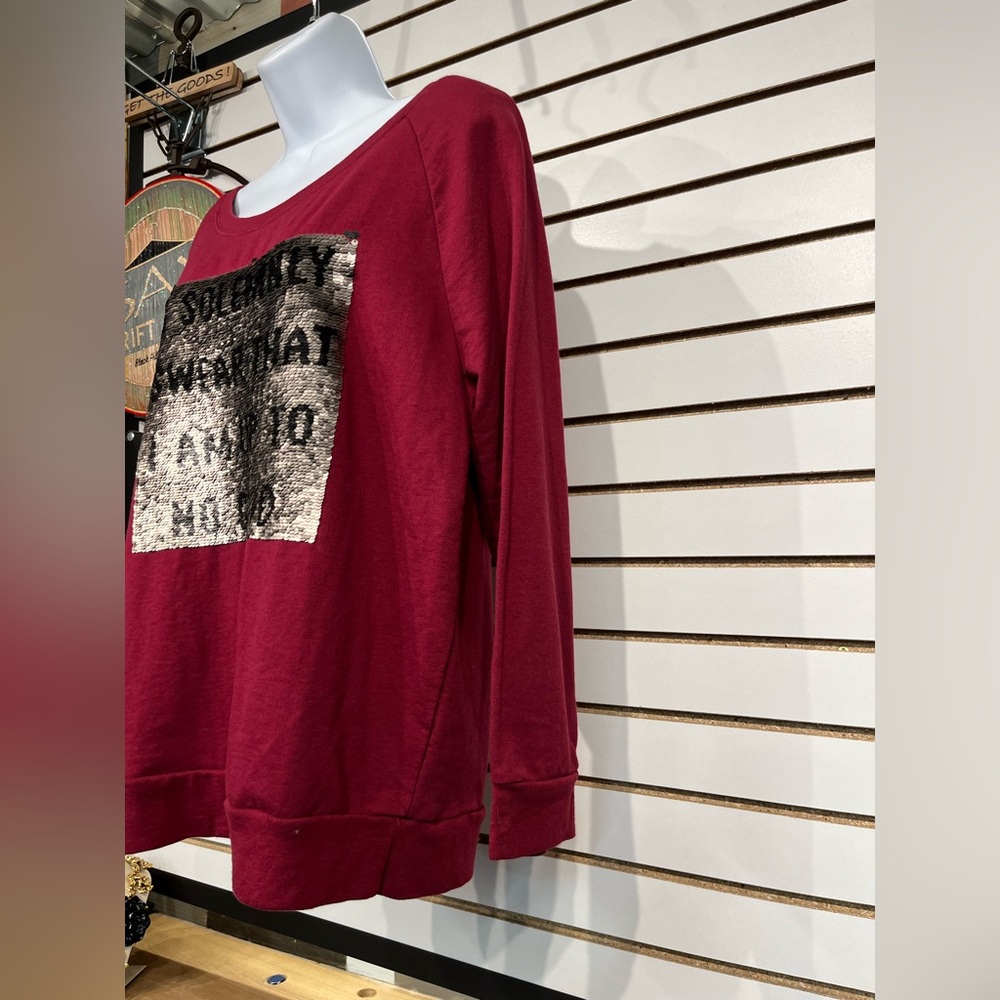 Harry Potter sequined sweatshirt 21” p2p - Picture 3 of 7